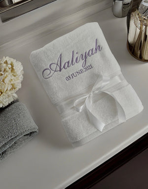 Personalised Bath Towel