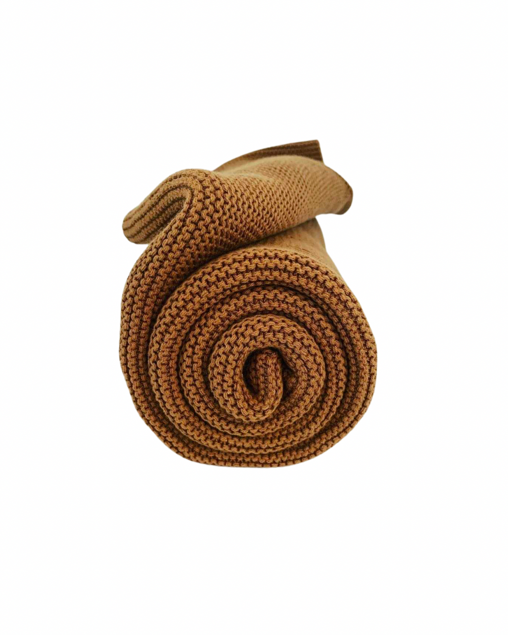 Personalised Knit Blanket- Brown