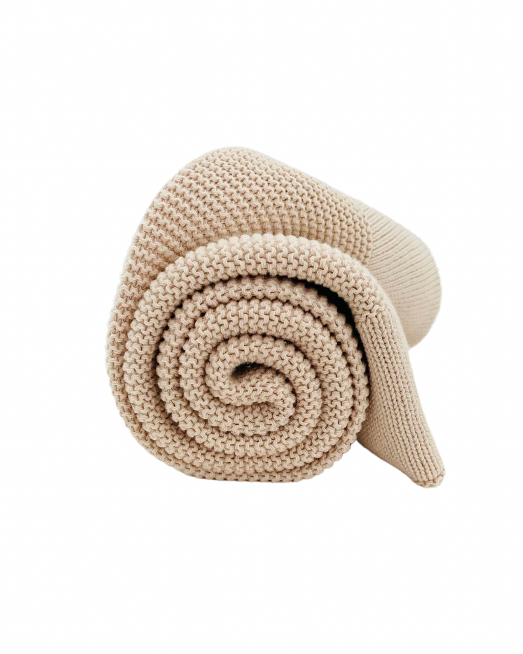 Personalised Knit Blanket- Oatmeal