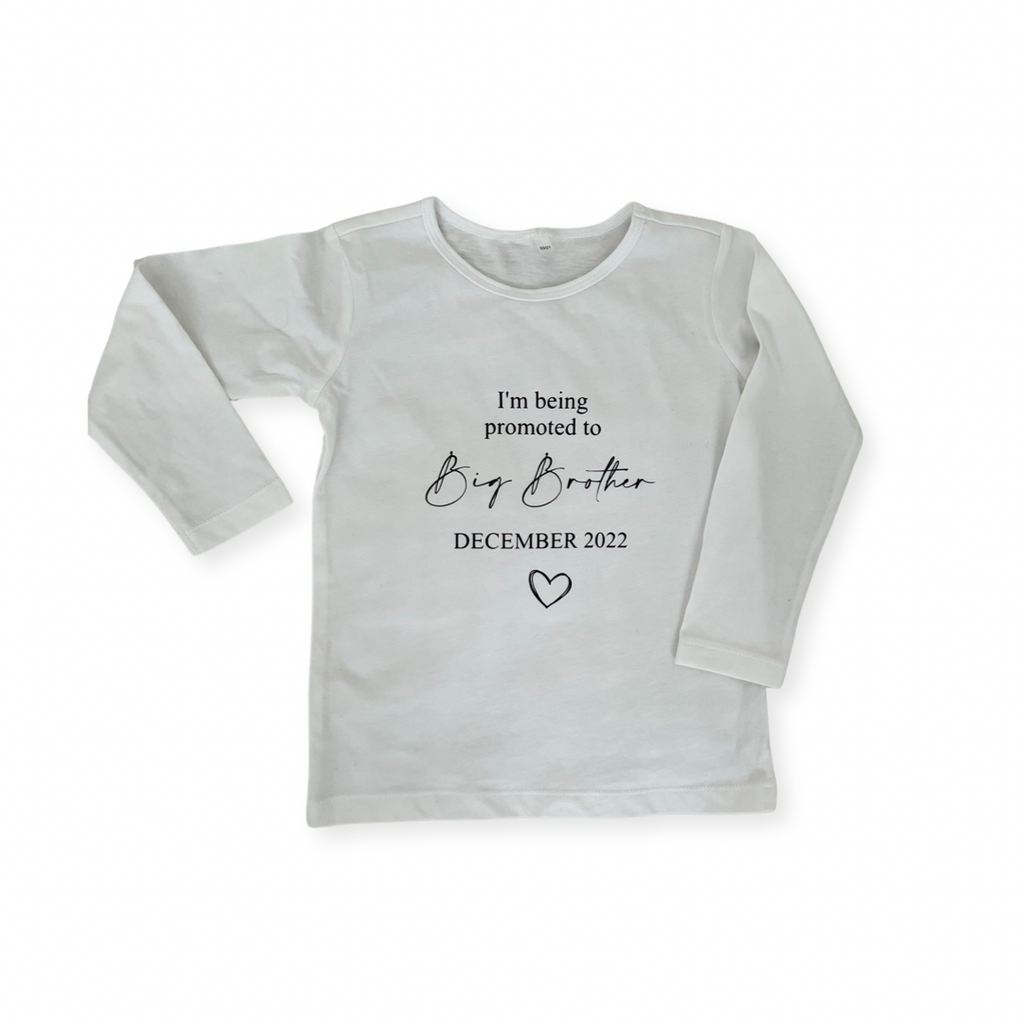 Promoted To Big Brother/Sister Announcement T-shirt