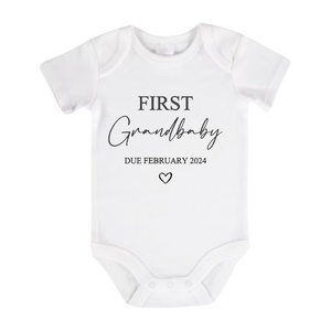 First Grandbaby Announcement Bodysuit