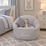Grey SMITTEN CREATIONS Bean Bag