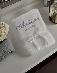 Personalised Bath Towel