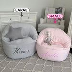 Grey SMITTEN CREATIONS Bean Bag