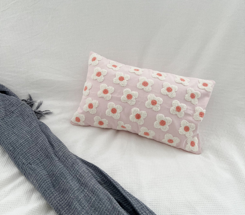 Pink Daisy Cushion Cover