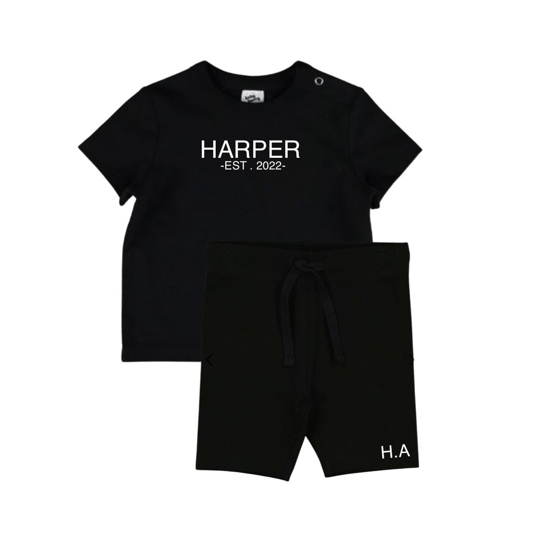 Baby Biker Shorts & Tee