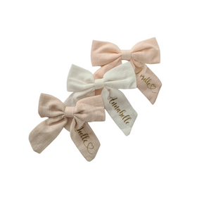 Personalised Bow Clip