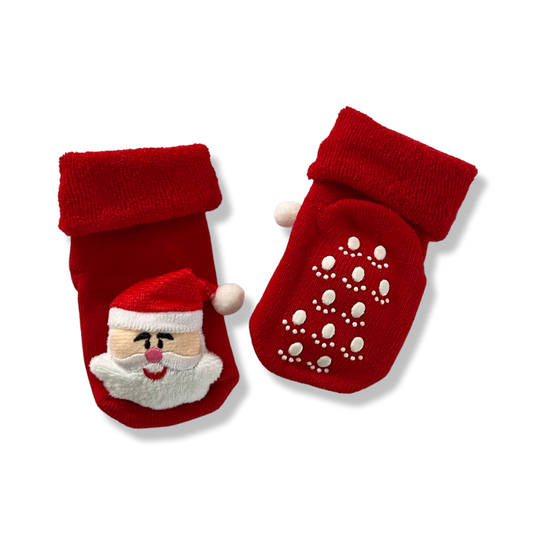 Santa 2024 baby socks