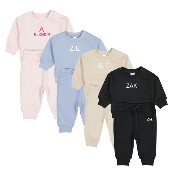 Initial clearance baby tracksuit