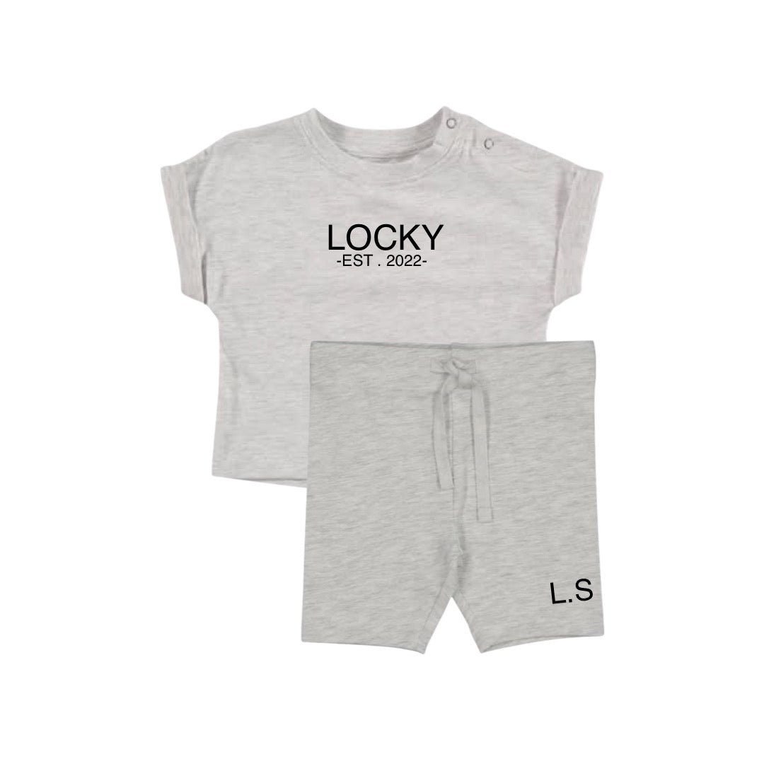 Baby Biker Shorts & Tee